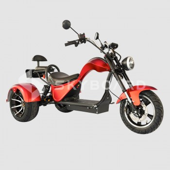 Электроскутер CityCoco SKYBOARD Trike Chopper-2000 Красный