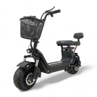 Электроскутер CityCoco WOLONG C1 PRO 48V 11Ah 800W Черный