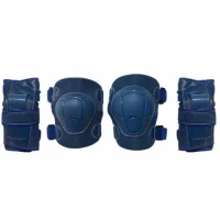 Набор защиты Tech Team Safety line 100, цвет темно-синий (размер L)