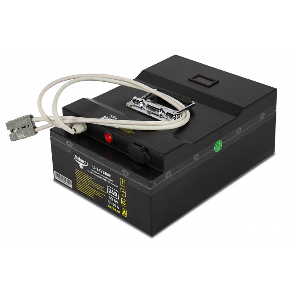 Литиевый тяговый аккумулятор RuTrike (18650 MnCoNi) 24V50A/H 2